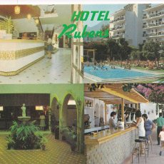 Postales: HOTEL RUBENS, BENALMADENA, MALAGA. ED. ESTUDIO 56. SIN CIRCULAR