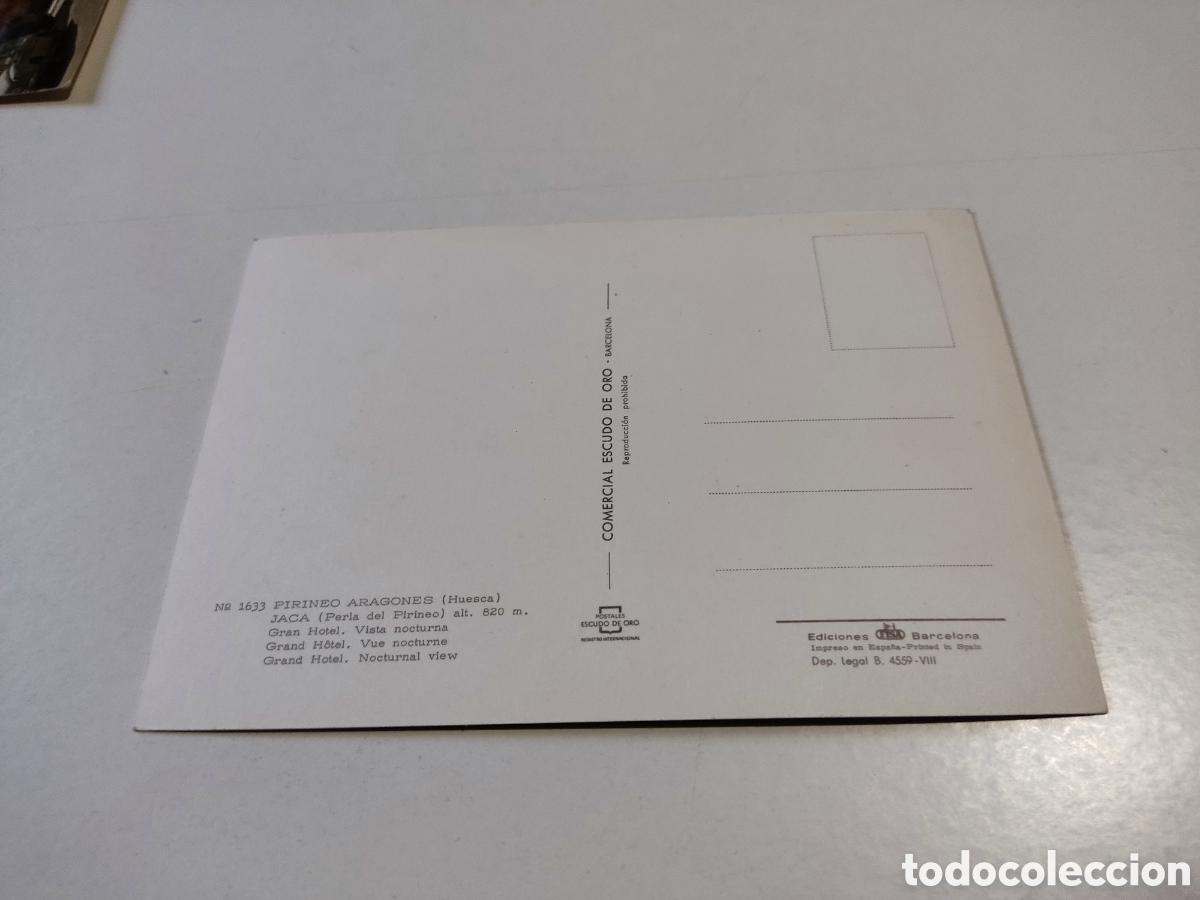 Postales: Postal Jaca Gran Hotel - Foto 2