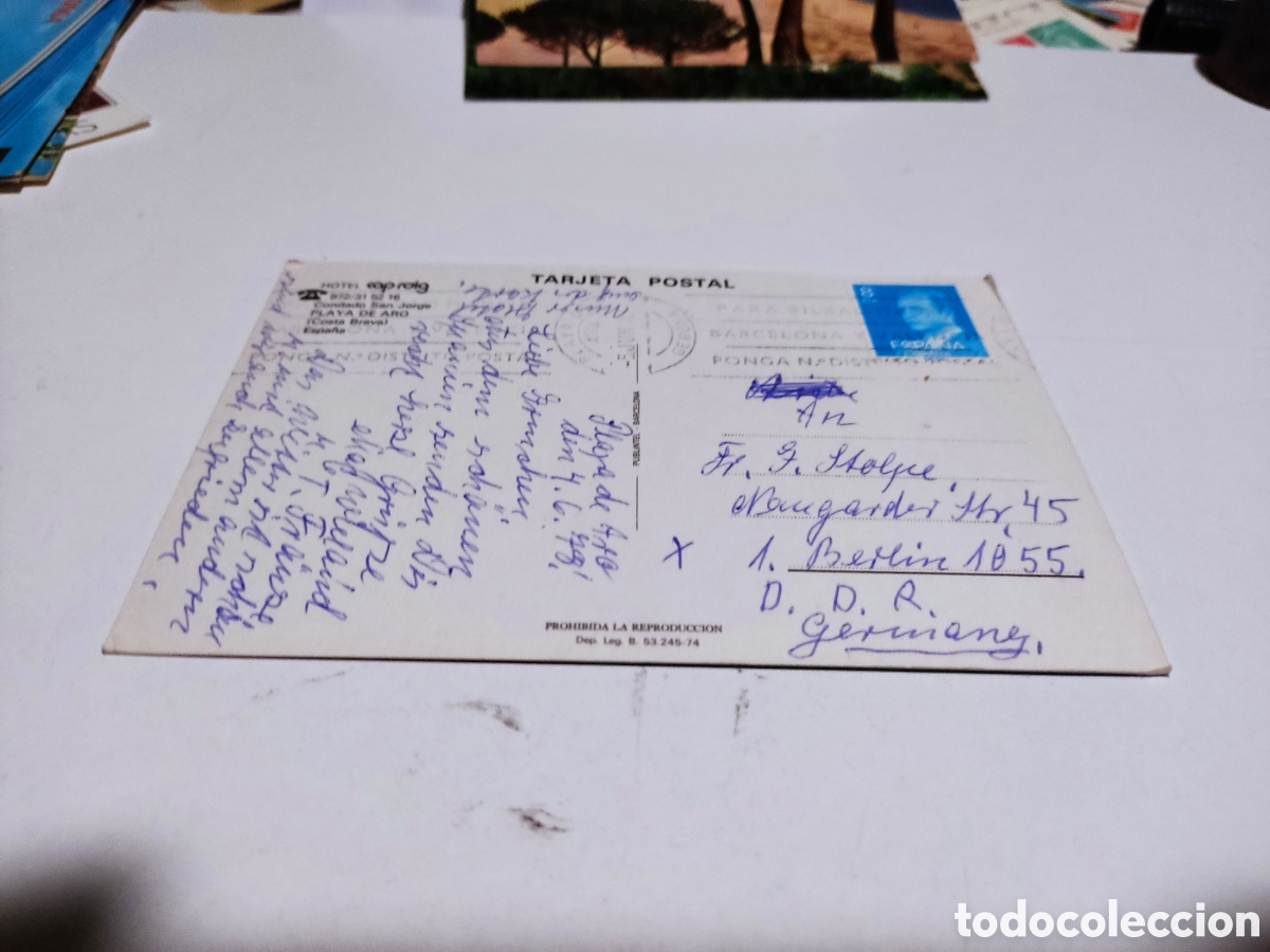 Postales: Postal Hotel Cap Roig, playa de Aro - Foto 2