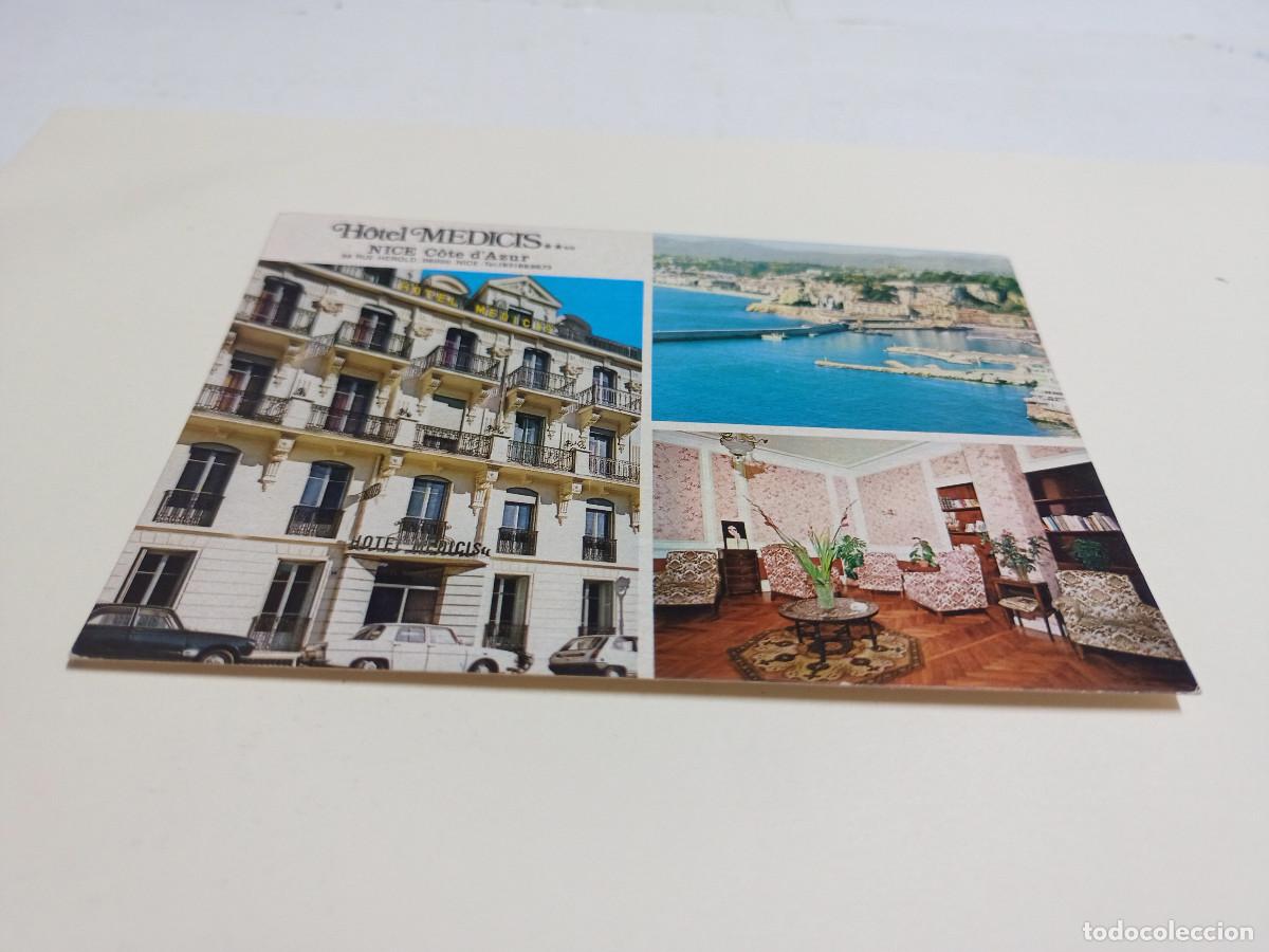 Postales: FRANCIA - POSTAL HOTEL MEDICIS - NICE - Foto 1