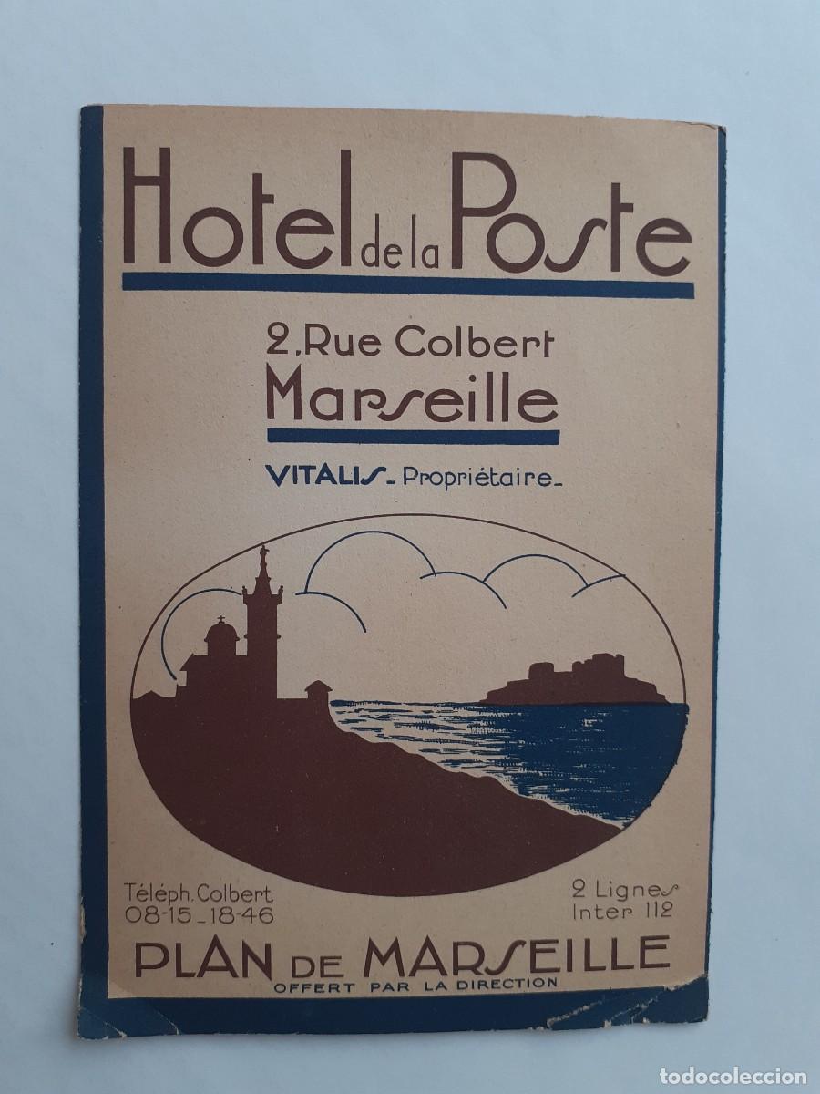Postales: PLAN DE MARSEILLE GRAN HOTEL DE LA POSTE MARSEILLE - Foto 1
