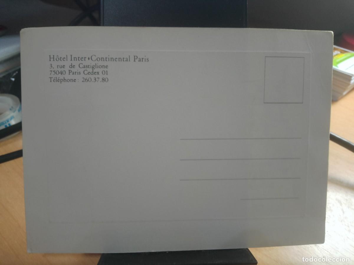 Postales: POSTAL HOTEL INTER CONTINENTAL PARIS SIN CIRCULAR - Foto 2
