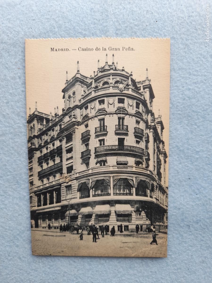 Postales: Madrid. Casino de la Gran Pe&ntilde;a.
