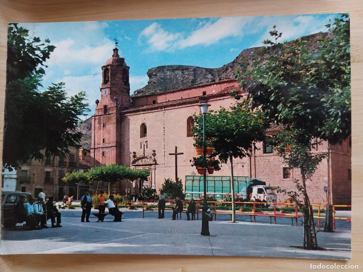 Postales: LODOSA SAN MIGUEL NAVARRA ED POSTAL INTER 3 CIRCULADA A&Ntilde;O 1962 ANIMADA