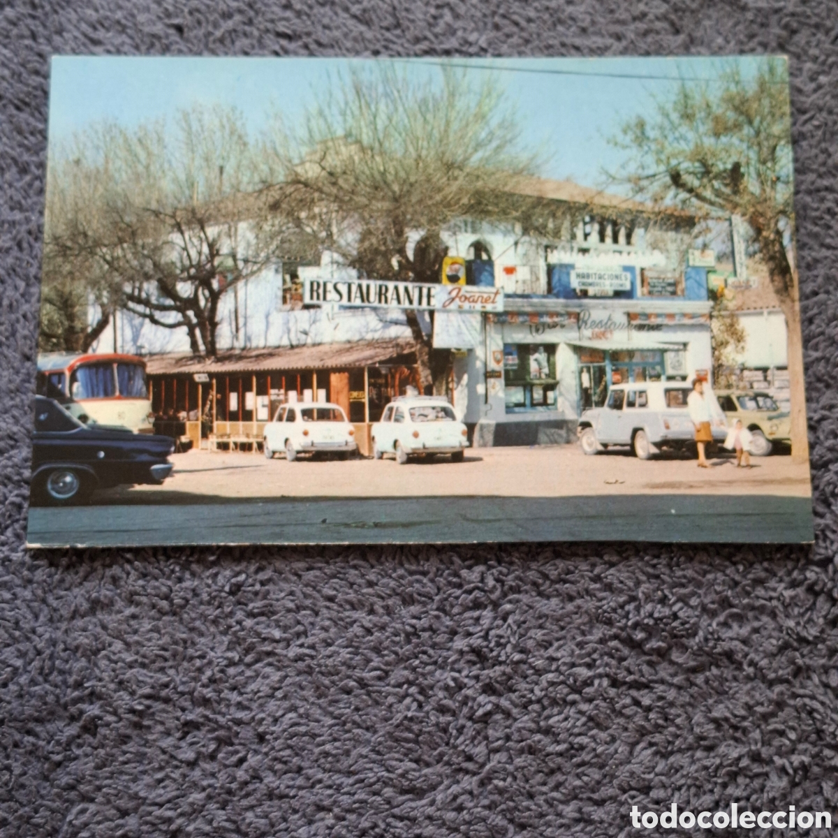 Postales: P11. Hostal, Restaurante Joanet, Pons Lleida, Pla&ccedil;a Sant Crist&ograve;fol, Ed. Vda. Sanchez, Sin Circular.