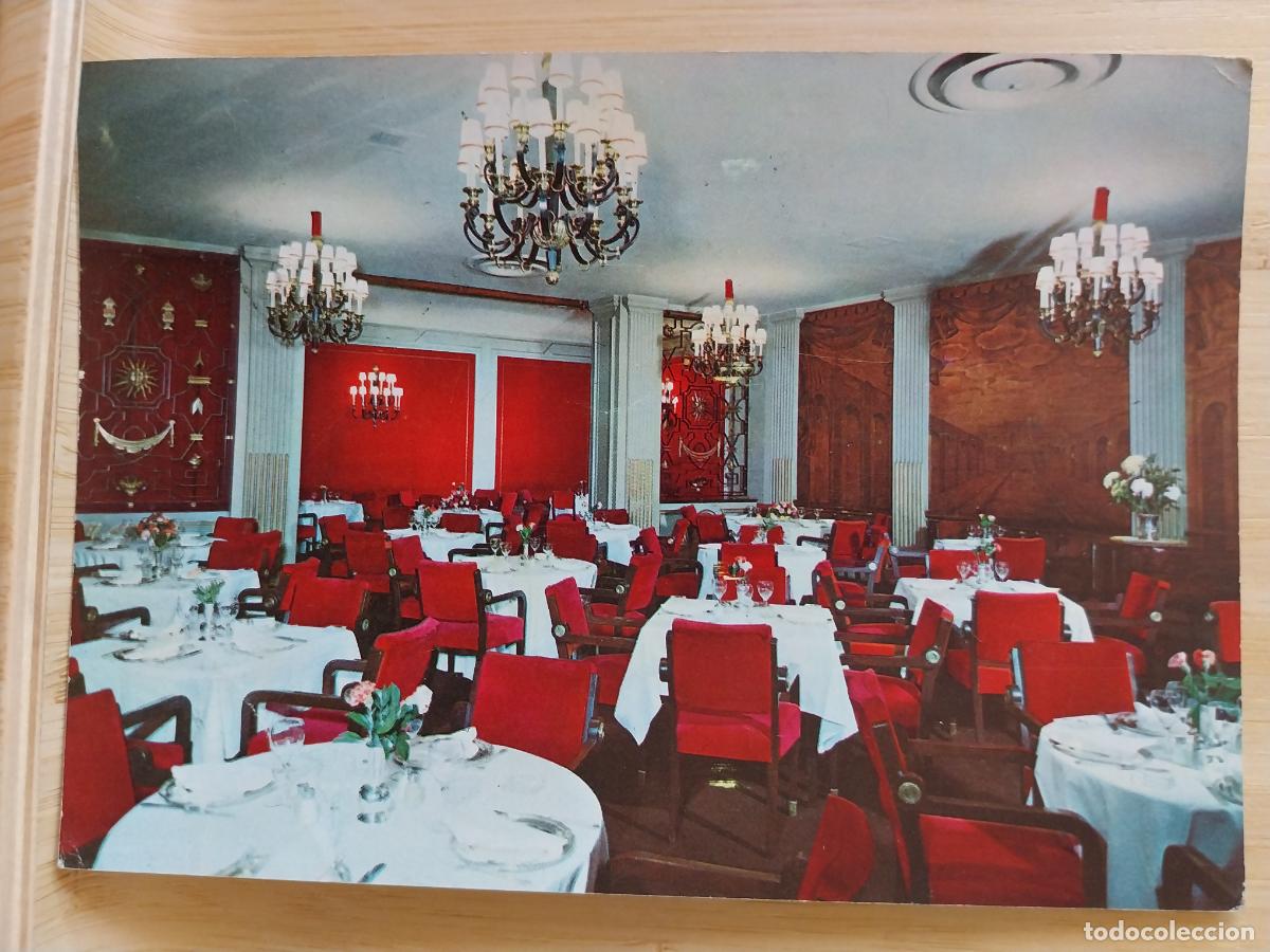 Postales: AMBASSADOURS RESTOURANTE MEXICO POSTAL CIRCULADA A&Ntilde;O 1972 MATASELLO GIRO POSTAL