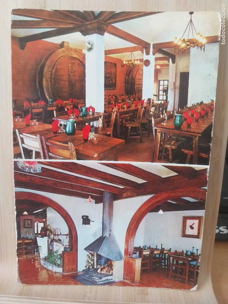 Postales: MASIA CATALANA RESTAURANT LA FONT DELS OCELLETS BARCELONA SC ORIGINAL A&Ntilde;O 1969