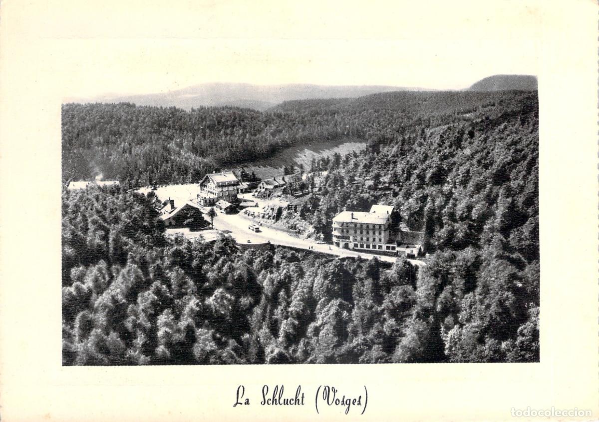 Postales: Postal de Vista A&eacute;rea de los Hoteles en La Schlucht, Vosges