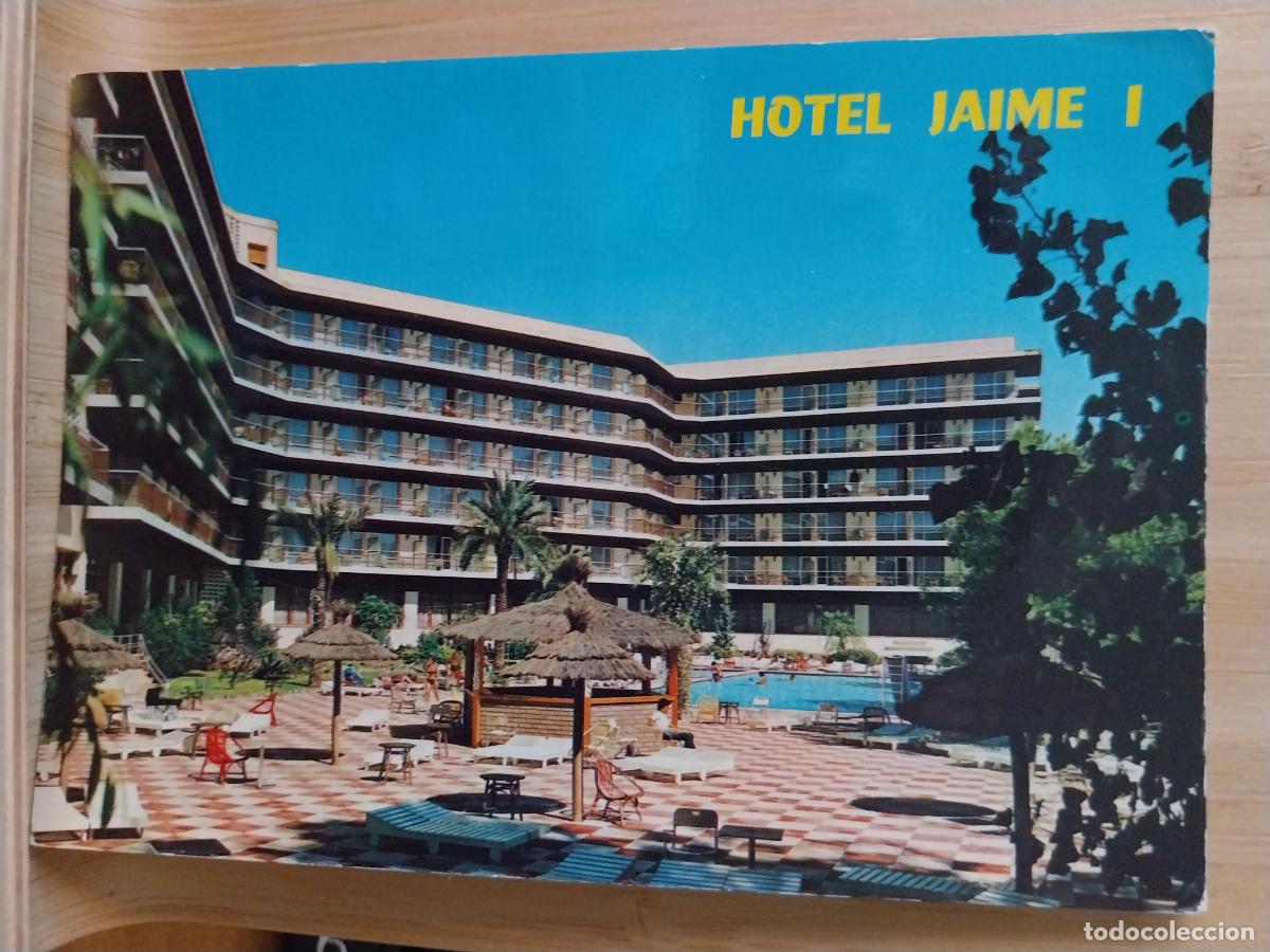 Postales: HOTEL JAIME I SALOU ED RAYMOND 261 SC ORIGINAL ANIMADA PISCINA SOMBRILLAS