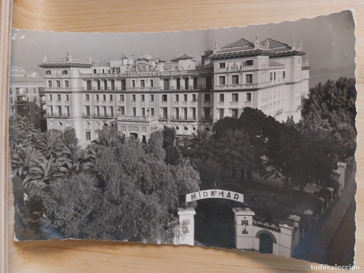 Postales: HOTEL MIRAMAR MALAGA ED GARRABELLA 1 SC ORIGINAL ESCRITO NOMBRE BN PRECIOSA