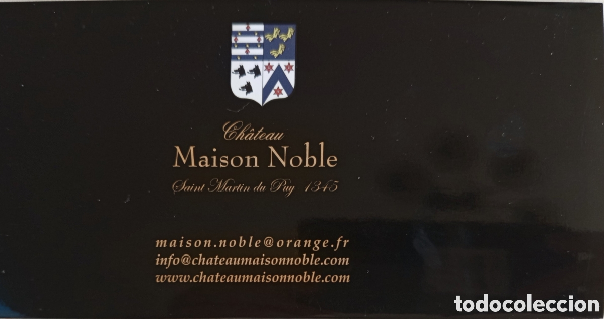 Postales: Chateau Maison Noble. Tr&iacute;ptico. Post card. - Foto 2