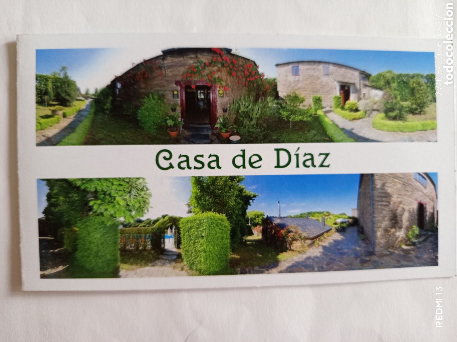 Postales: Postal Casa de D&iacute;az. Lugo