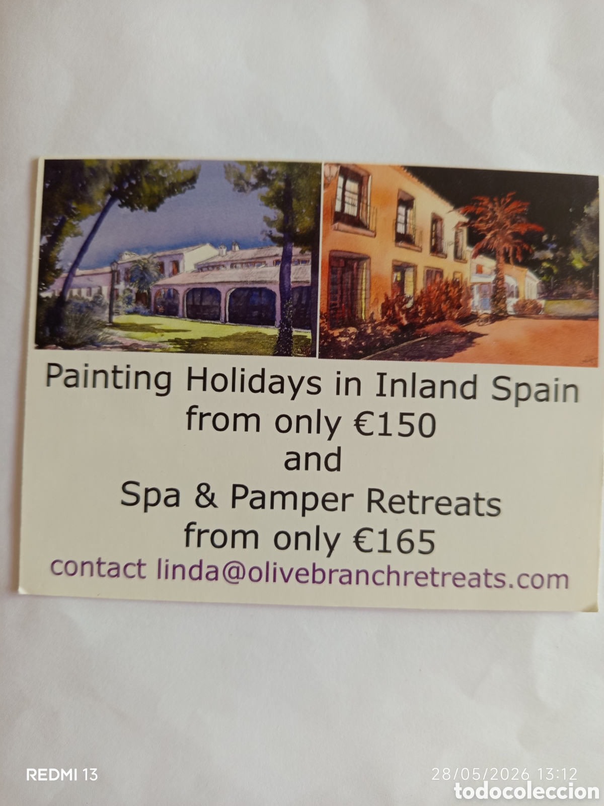 Postales: Painting Holidays in Island