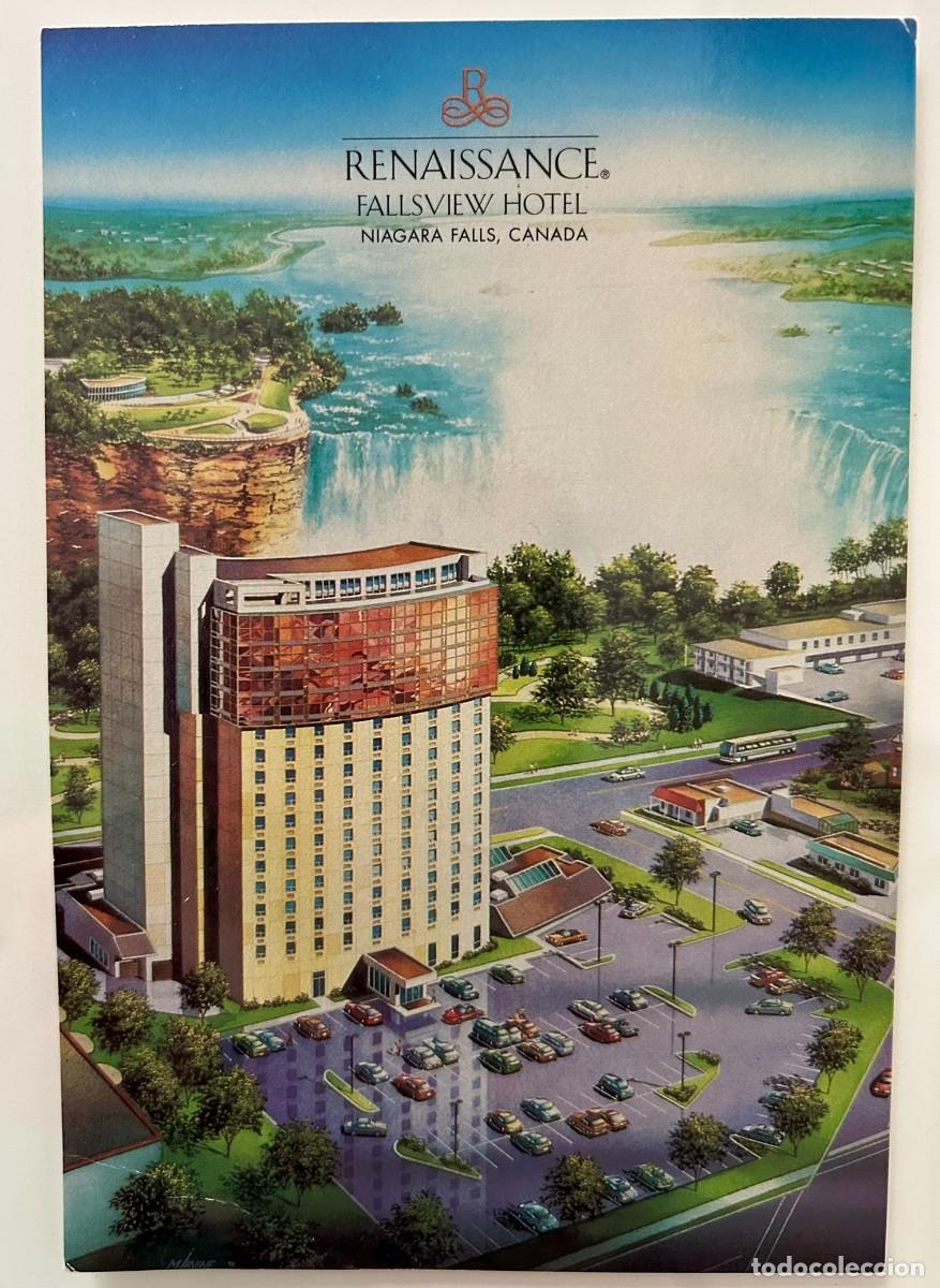 Postales: POSTAL NIAGARA FALLS ONTARIO RENAISSANCE HOTEL FALLSVIEW NIAGARA FALLS CANADA 1992 &ndash; SIN CIRCULAR