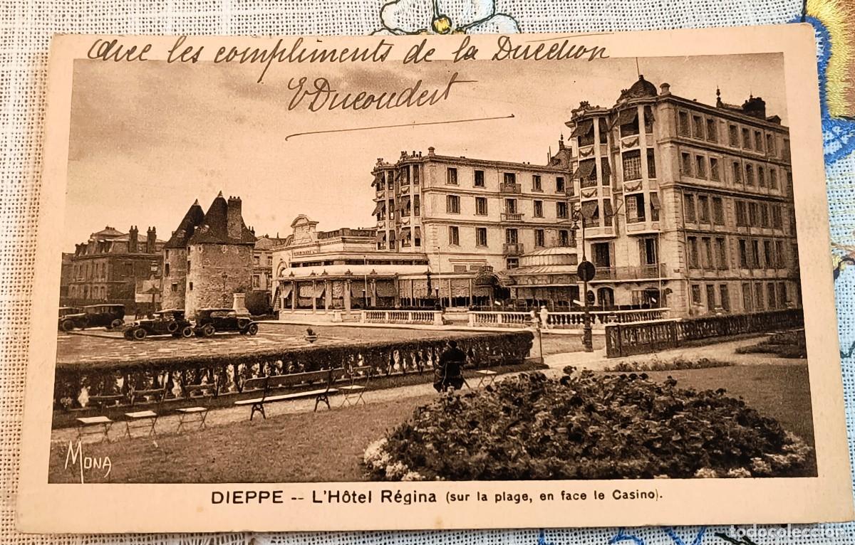Postales: POSTAL | HOTEL R&Eacute;GINA - DIEPPE (FRANCIA)