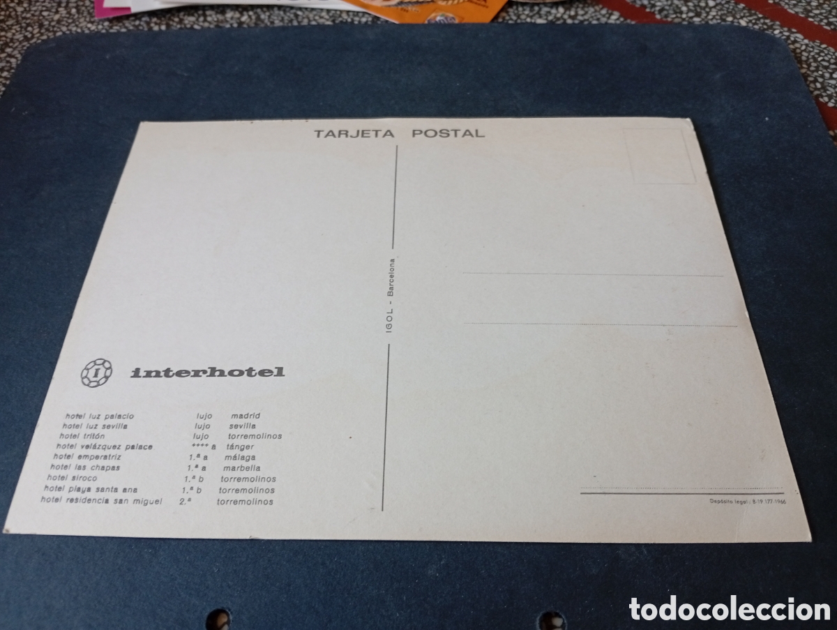 Postales: Postal grande Interhotel 1966 - Foto 2