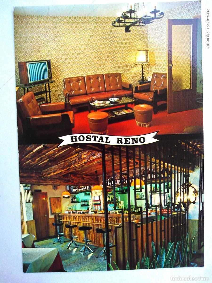 Postales: POSTAL DEL HOSTAL RENO , VILLANUA ( HUESCA - ALTO ARAGON ). A&Ntilde;OS 70