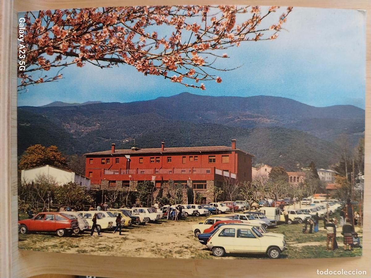 Postales: CAMPINS HOSTAL LA FALDA DE MONTSENY ED FITER 2752 A&Ntilde;O 1978 COCHES CLASICOS ANIMADA