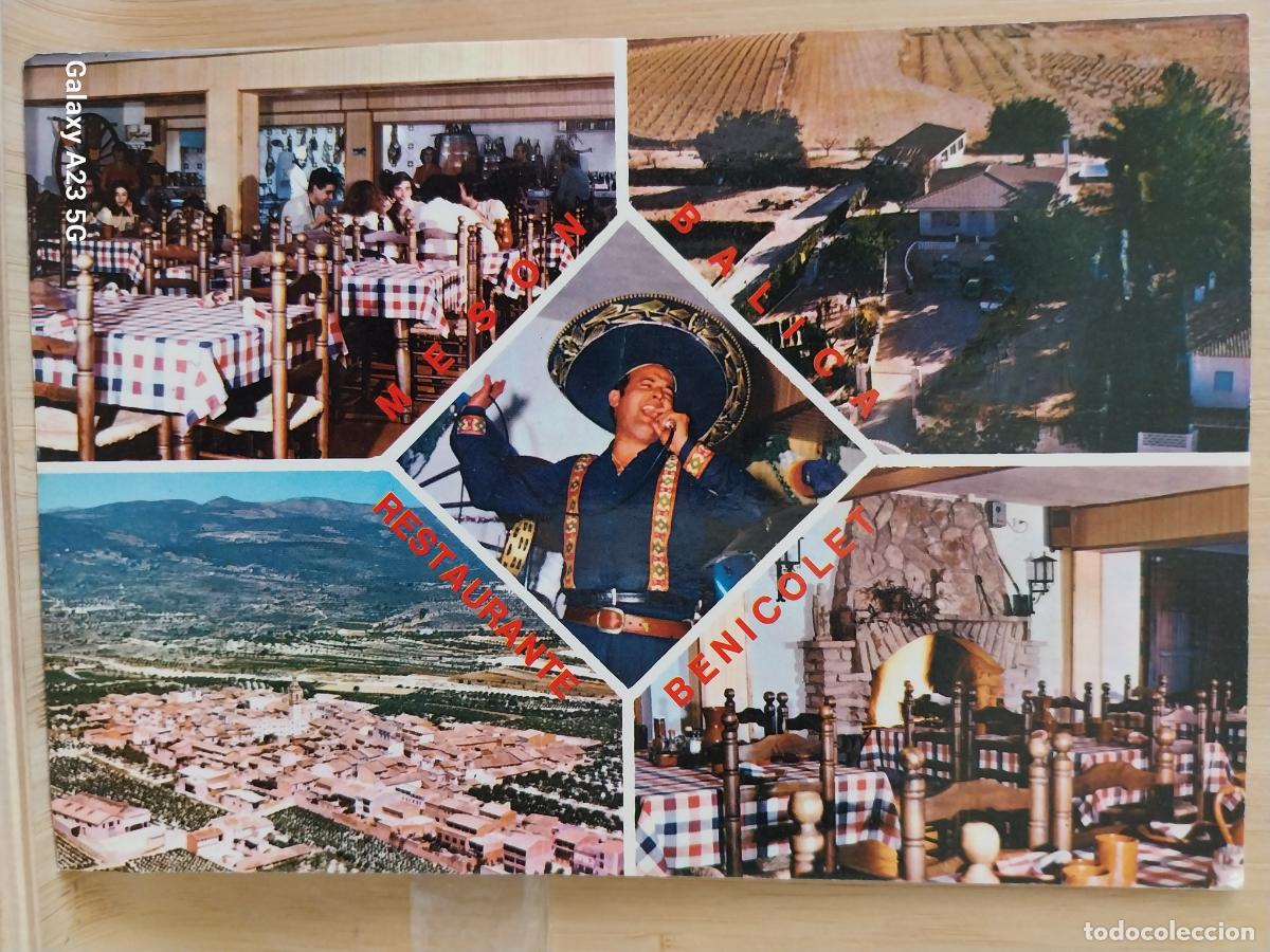Postales: MESON BALICA RESTAURANTE BENICOLET POSTAL SC PAISAJES ESPA&Ntilde;OLES ****