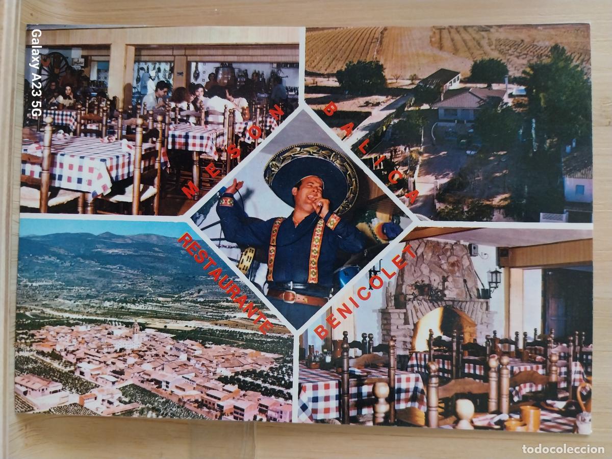 Postales: MESON BALICA RESTAURANTE BENICOLET POSTAL SC PAISAJES ESPA&Ntilde;OLES ***