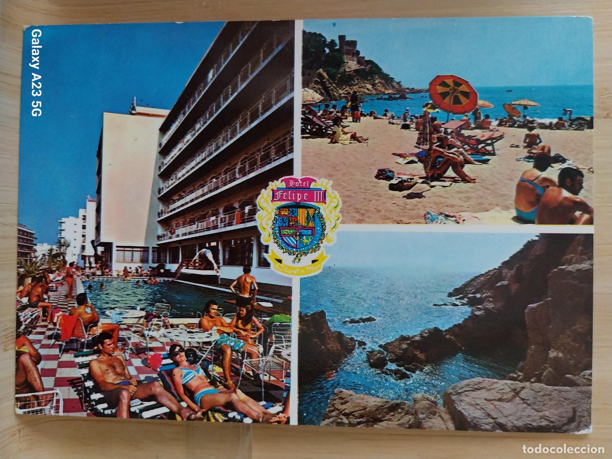 Postales: HOTEL FELIPE III LLORET MAR GERONA ED TONGRAF SC ORIGINAL VISTA