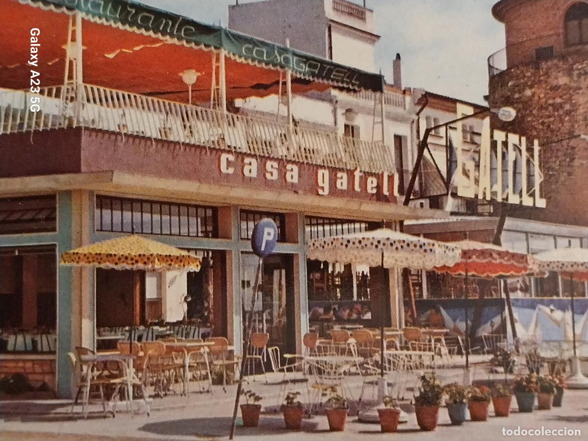 Postales: CAMBRILS CASA GATELL ESTAURANTE ED CAMPA&Ntilde;A PUIG SERIE II 962 SC ORIGINAL TERRAZA MESAS