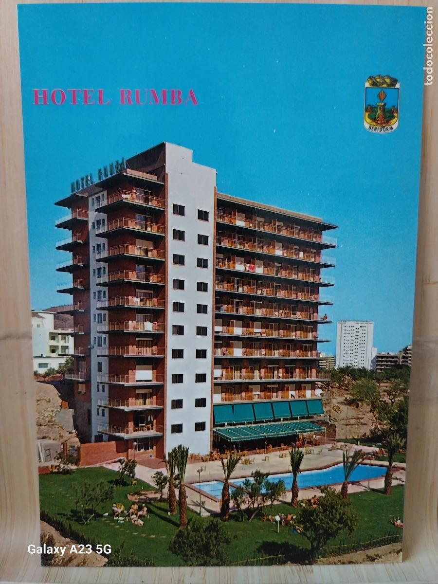 Postales: HOTEL RUMBA BENIDORM ED HNOS GALIANA PISCINA ANIMADA
