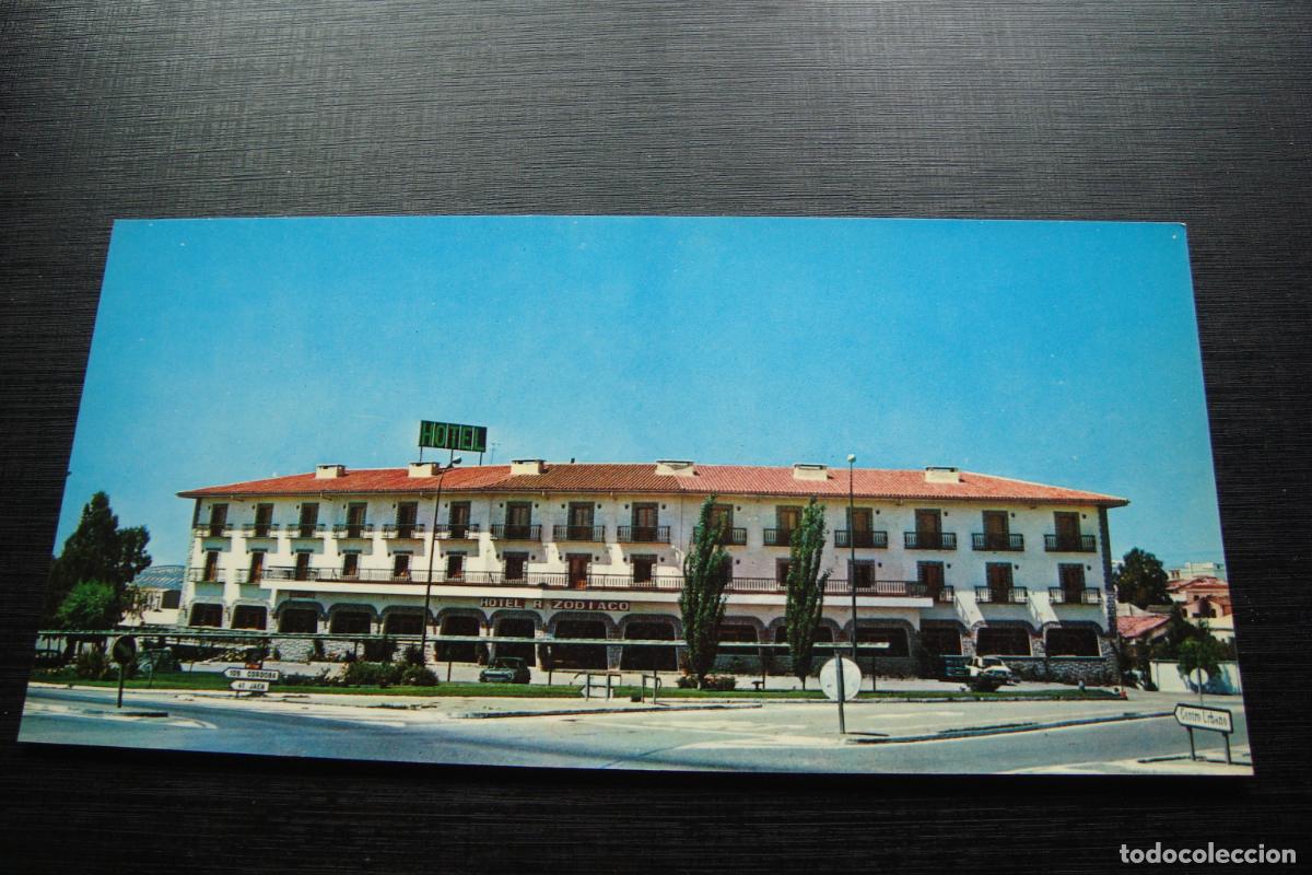 Postales: ANTIGUA POSTAL HOTEL ZODIACO. BAILEN JAEN. PAPELERIA GARCIA LOZANO. 39-B. 22 X 10.5