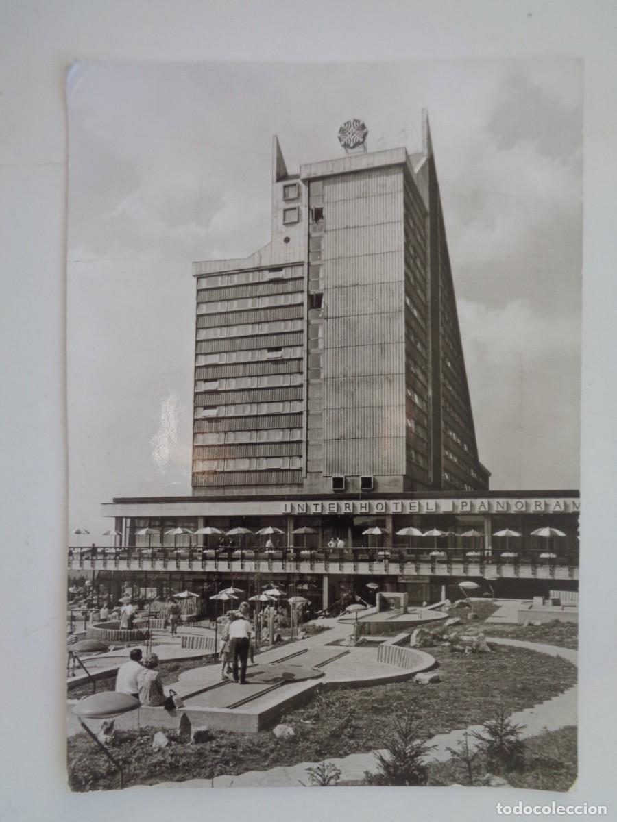 Postales: POSTAL DEL HOTEL INTERHOTEL PANORAMA , OBERHOF ( ALEMANIA DEL ESTE COMUNISTA ). CIRCULADA A AUSTRIA