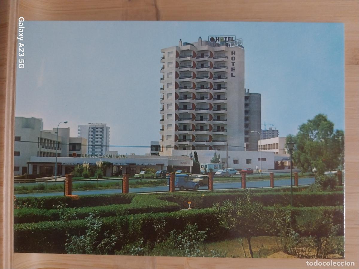 Postales: AGUADULCE HOTEL SATELITE PARK ED UNIVEN 1032 SC ORIGINAL ANIMADA COCHE CLASICO CENTRO COMERCIAL