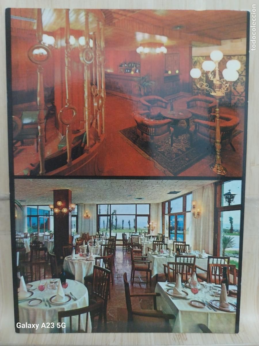 Postales: AGUADULCE SATELITES PARK HOTEL COSTA SOL ED SYL SC ORIGINAL LOBBY COMEDOR