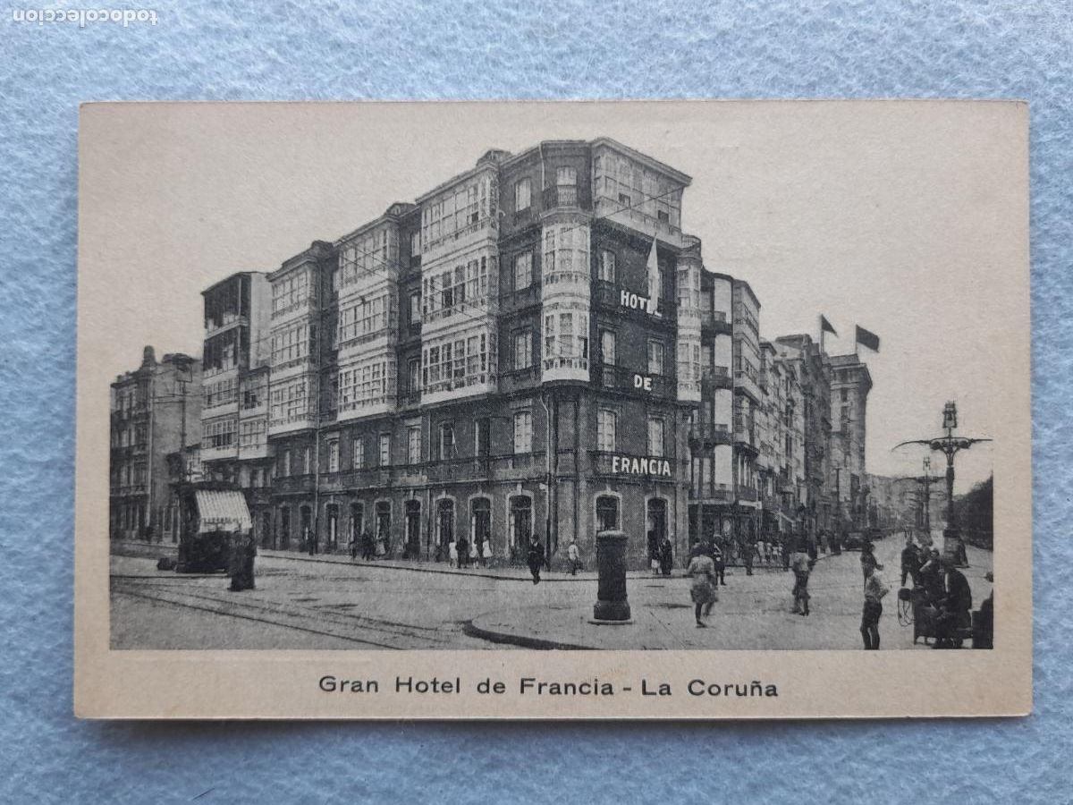 Cartoline: La Coru&ntilde;a. Gran Hotel de Francia.