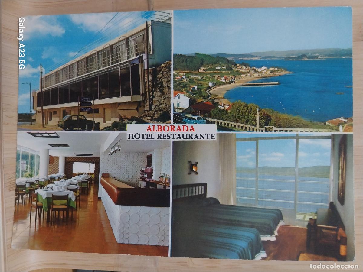 Postales: DORRON RAJO HOTEL ALBORADA ED FAMA 4042 DORSO MAPA CARRETERA