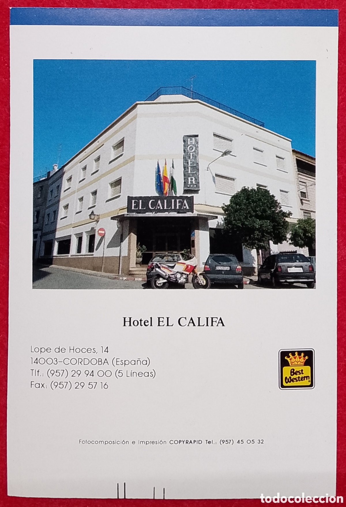 Postales: Postal Hotel El Califa C&oacute;rdoba