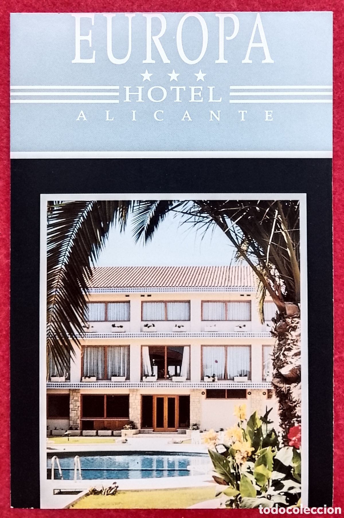 Postales: Postal Hotel Europa Alicante