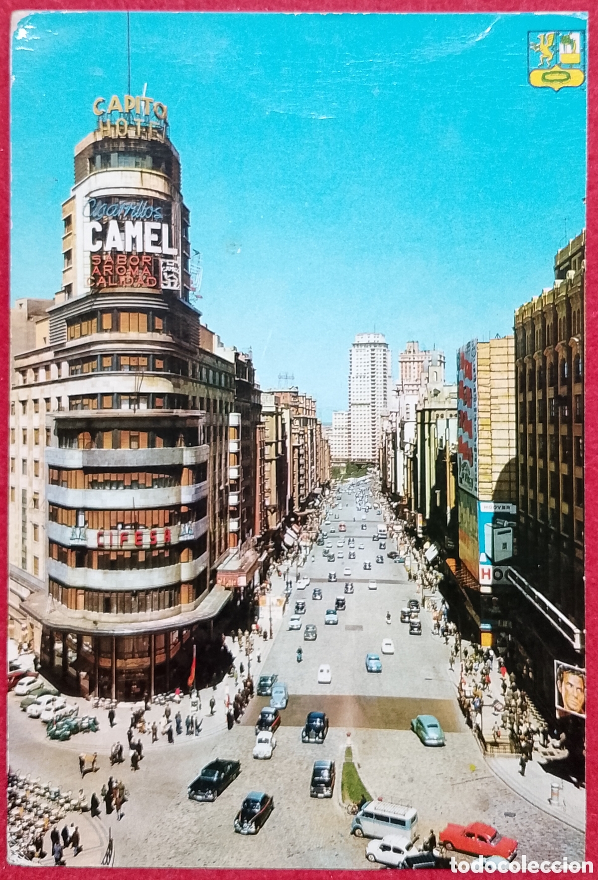Postales: Postal n&deg;169 Hotel Camel Avenida Jos&eacute; Antonio Madrid a M&aacute;laga 1963