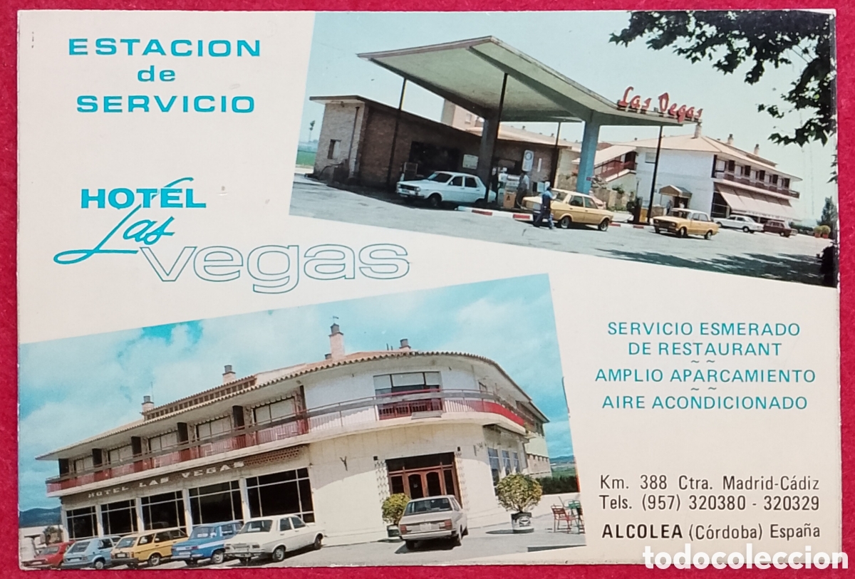 Postales: Postal Hotel Las Vegas estaci&oacute;n de servicio Alcolea C&oacute;rdoba