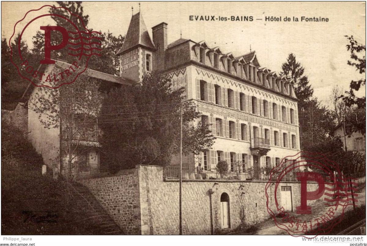 Cartoline: Evaux Les Bains Hotel De La Fontaine