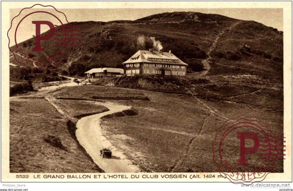 Cartoline: Le Grand Ballon et lHotel du Club Vosgien
