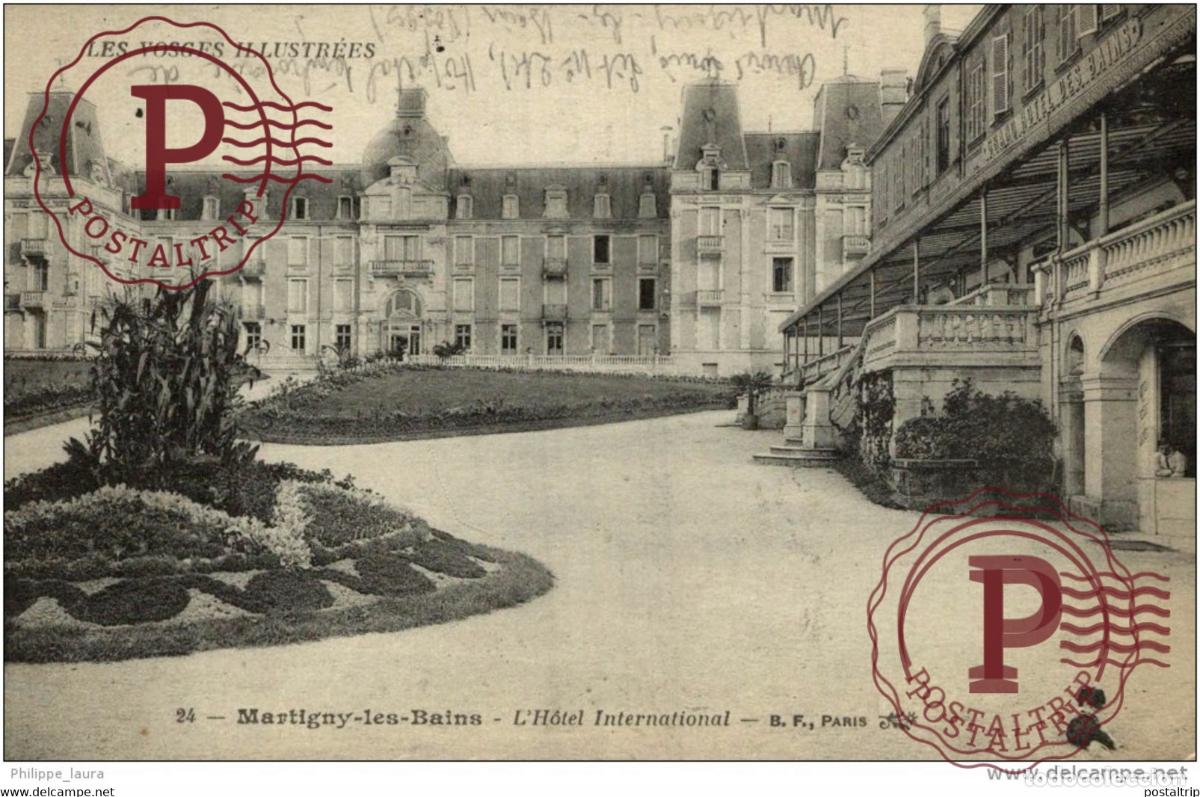 Cartoline: martigny les bains hotel international