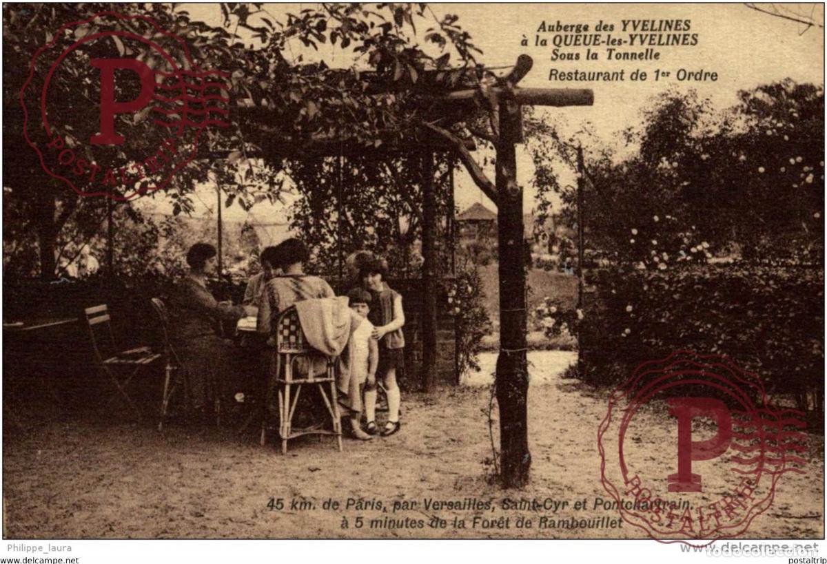 Postales: LA QUEUE LES YVELINES - Auberge des Yvelines