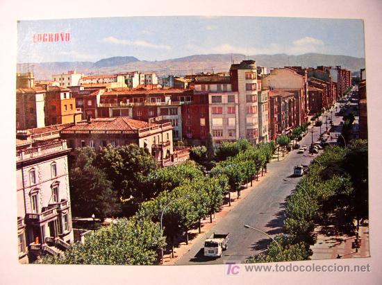 Postales: Logro&ntilde;o. Calle Vara de Rey. - Foto 1