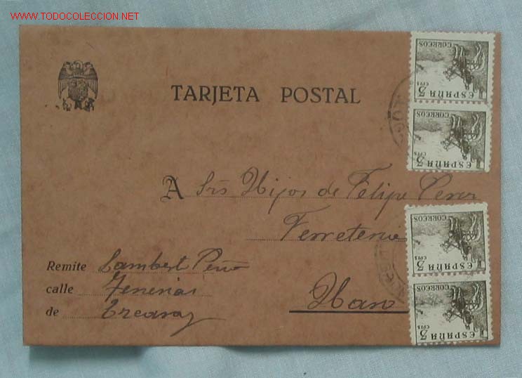 Postales: TARJETA POSTAL LAMBERTO PE&Ntilde;A - Foto 1