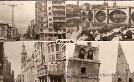 Postales: POSTAL LOGRO&Ntilde;O VARIAS VISTAS - Foto 1