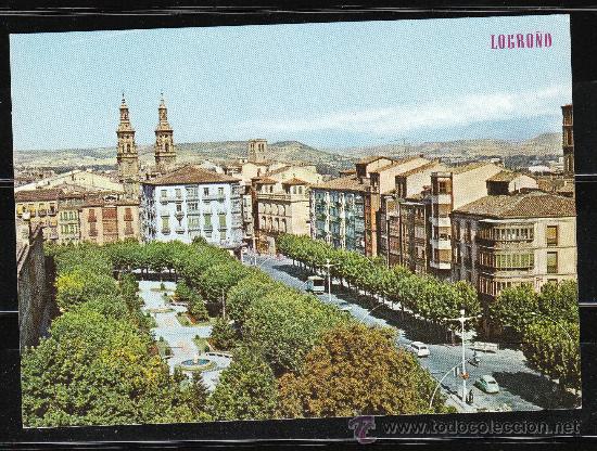 Postales: 499 - LOGRO&Ntilde;O. MURO DE CERVANTES - Foto 1