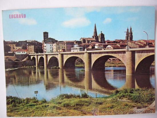 Postales: LOGRO&Ntilde;O.  N&ordm; 493.  ED. PARIS.  CIRCULADA. - Foto 1