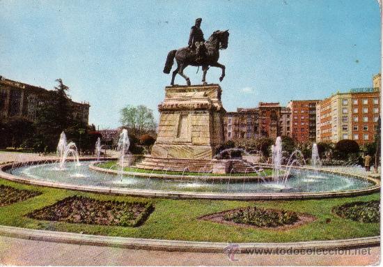 Postales: LOGRO&Ntilde;O - MONUMENTO AL ESPARTERO - Foto 1