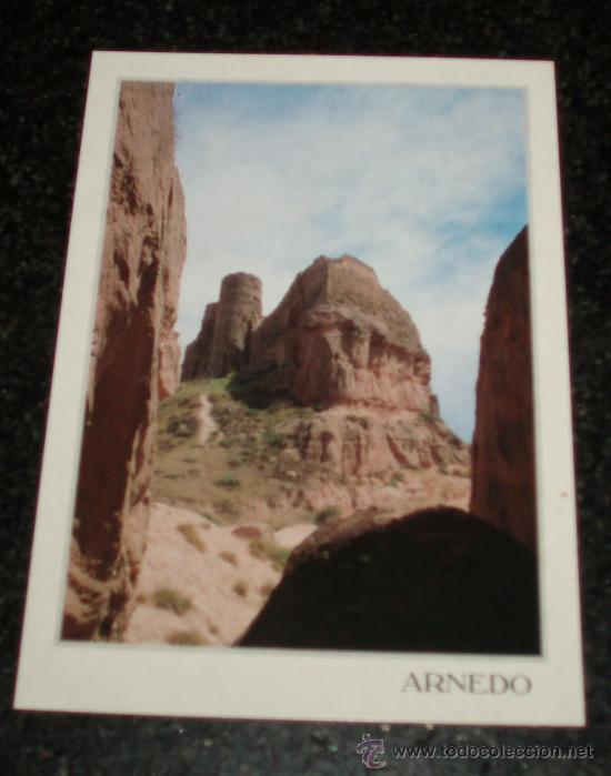 Postales: Postal de Arnedo ruinas del castillo arabe sin circular - Foto 1