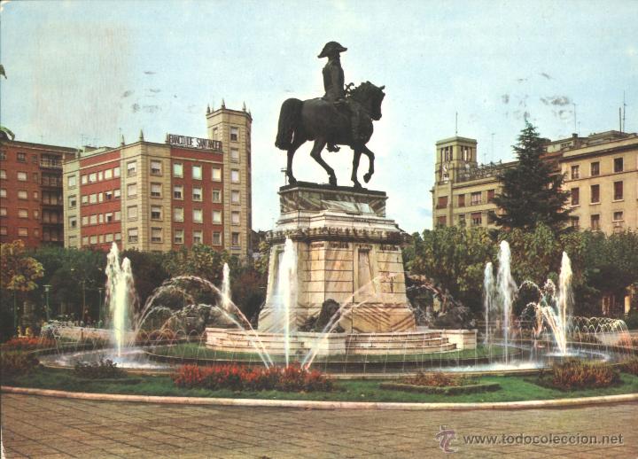 Postales: LOGRO&Ntilde;O - ESTATUA DEL GENERAL ESPARTERO - Foto 1