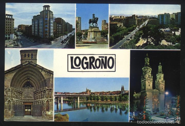 Postales: A-3138- LOGRO&Ntilde;O. VARIAS IMAGENES. - Foto 1